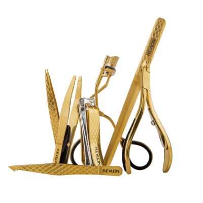 Revlon Hair Removal Tweezer, Gold Series Slant Titanium Coated, Diamond Particles For Maximum Grip, High Precision Tweezers for Men, Women & Kids (Pack of 1) - Image 2