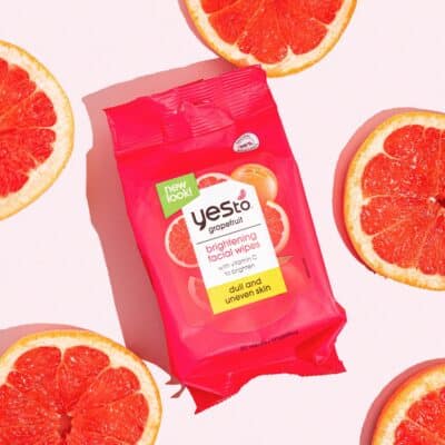 Yes To Face Wipes for Women and Men, Brightening Facial Cleansing Wipes for use as a Make Up Remover, Cleaning, Soothing, Grapefruit (Pack of 2) - Image 5