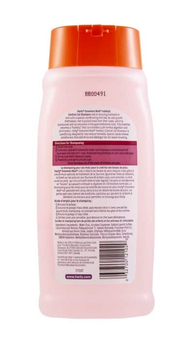HARTZ Groomer's Best Hairball Control Cat Shampoo - Image 7