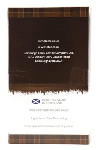 Edinburgh Tea & Coffee Company Whisky Flavoured Black Tea, 25 Count Envelope/Tag Teabags - Image 3