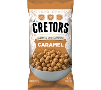 G.H. Cretors, Caramel Flavor Popcorn Single Bag 8.0 Oz