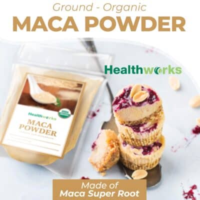 Healthworks Maca Powder Raw (32 Ounces / 2 Pounds) | Certified Organic Flour Use | Keto, Vegan & Non-GMO | Premium Peruvian Origin | Breakfast, Smoothies, Baking & Coffee - Image 3