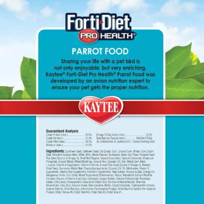 Kaytee Forti-Diet Pro Health Pet Parrot Bird Food, 8 Pound - Image 6
