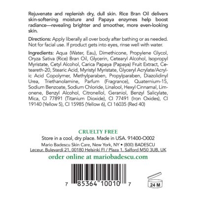 Mario Badescu Papaya Body Lotion, 16 Fl Oz - Image 2