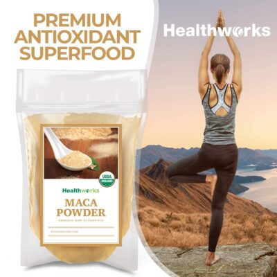 Healthworks Maca Powder Raw (32 Ounces / 2 Pounds) | Certified Organic Flour Use | Keto, Vegan & Non-GMO | Premium Peruvian Origin | Breakfast, Smoothies, Baking & Coffee - Image 5