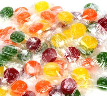 Eda’s Sugar Free Sour Mix Hard Candy, ONE POUND, individually wrapped, OU Parve, Uses Sorbitol, Low Sodium