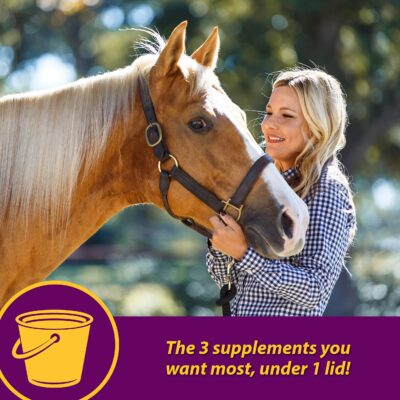 Horse Health Joint Combo Hoof & Coat, Convenient 3-in-1 Horse Joint Supplement Provides Complete Joint, Hoof and Coat Care, 3.75 lbs., 30 Day Supply - Image 2