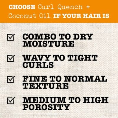 Maui Moisture Curl Quench + Coconut Oil Curl-Defining Anti-Frizz Conditioner to Hydrate and Detangle Tight Curly Hair, Softening Conditioner, Vegan, Silicone & Paraben-Free, 13 fl oz - Image 4