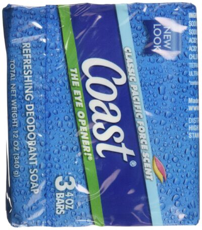 Coast Bath Bars Original Blue 3 Bar Soap, 12 oz - Image 3