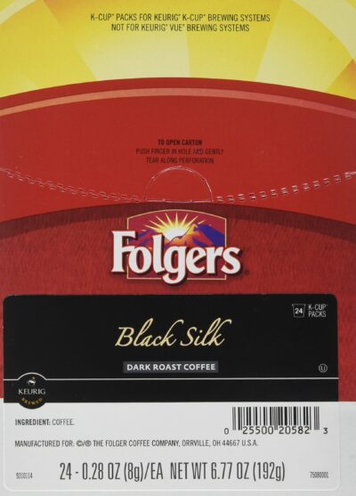 Folgers Gourmet Selections Black Silk Coffee K-Cups,Pack of 96 - Image 3