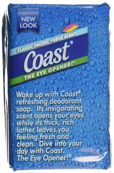 Coast Bath Bars Original Blue 3 Bar Soap, 12 oz - Image 2