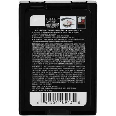 Maybelline New York Expert Wear Eyeshadow Quads, Designer Chocolates, 0.17 oz. - Image 2