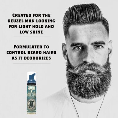 Reuzel Beard Foam, Reduces Beardruff And Itchy Skin, 2.36 Oz - Image 2