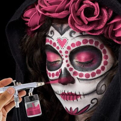 Custom Body Art 1-ounce Pink Water Based Airbrush Body Art & Face Paint - Image 4