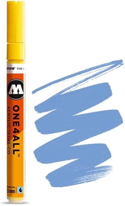 MOLOTOW ONE4ALL Acrylic Paint Marker, 1.5mm, Blue Violet Pastel, 1 Each (127.428)