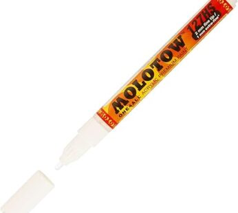 MOLOTOW One4All Acrylic Paint Markers, 2mm, White – M127211