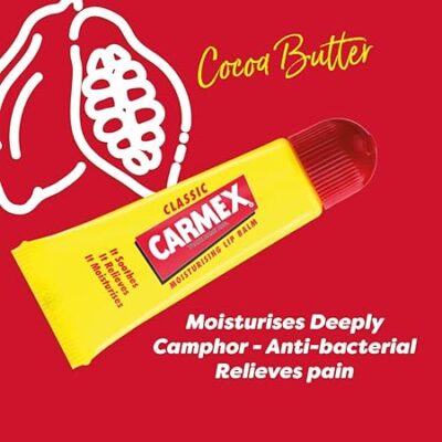 Carmex Lip Balm Tube (Original),1 Count,Multi - Image 4