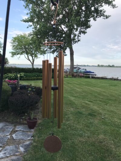 Nature’s Melody Aureole Tunes Wind Chimes – Outdoor Windchime with 6 Tubes Tuned to C Pentatonic Scale, 100% Rustproof Aluminum Memorial Gift or Zen Garden - Image 5