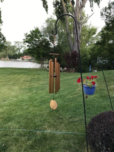Nature’s Melody Aureole Tunes Wind Chimes – Outdoor Windchime with 6 Tubes Tuned to C Pentatonic Scale, 100% Rustproof Aluminum Memorial Gift or Zen Garden - Image 6