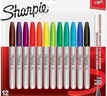 Sharpie Pen SHARPIE FINE12CT MARKER SET, Multicolor 12 Count