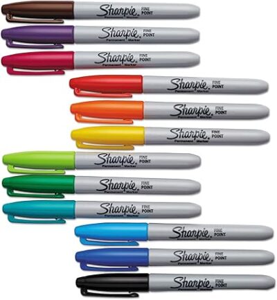 Sharpie Pen SHARPIE FINE12CT MARKER SET, Multicolor 12 Count - Image 2