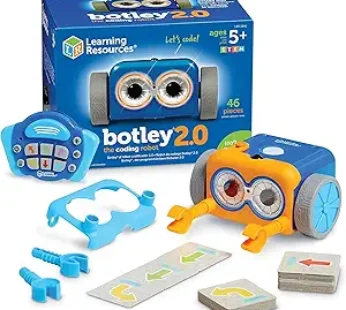 Learning Resources Botley The Coding Robot 2.0-46 Pieces, Programming for Kids, STEM Toys, Electronic Screen-Free Set for Kids Ages 5+
