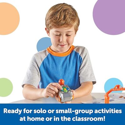 Learning Resources Space Rover Deluxe Coding Activity Set, 46 Pieces, Ages 4+, Coding for Kids, Coding Toys,  Toys for Classroom,Space Toys, Astronaut Toys - Image 4