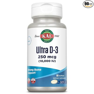Kal Ultra D-3, 90 Softgels 10, 000 IU