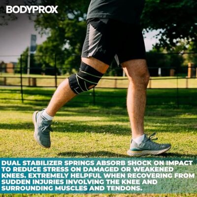 Bodyprox Knee Brace with Side Stabilizers & Patella Gel Pads for Knee Support - Image 7
