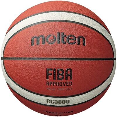 Molten BG3800 Series, Indoor/Outdoor Basketball, FIBA Approved, Size 7, 2- Tone Design, Model: B7G3800