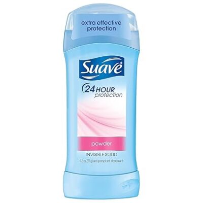 Suave 24 Hour Protection Invisible Solid Deodorant For Women, Powder