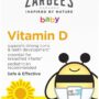 Zarbee's Vitamin D Drops for Infants, 400IU (10mcg) Baby & Toddler Liquid Supplement, Newborn & Up, Dropper Syringe Included, 0.47 Fl Oz